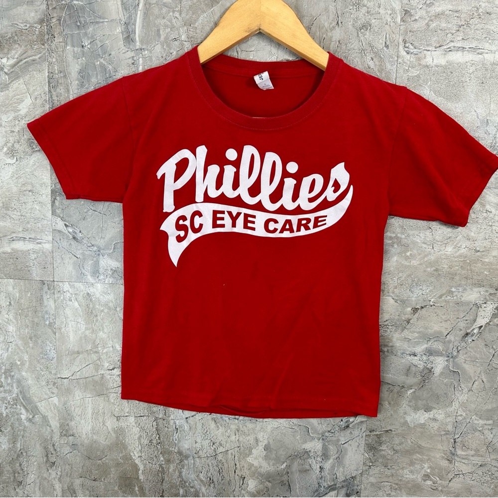 Red Phillies Kids T-Shirt size‎ small
